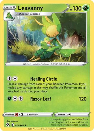 Leavanny (11/264) [SWSH: Fusion Strike] Pokemon Single Pokémon