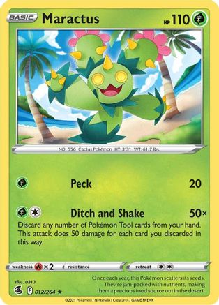 Maractus (12/264) [SWSH: Fusion Strike] Pokemon Single Pokémon