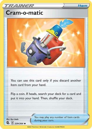 Cram-o-matic (229/264) [SWSH: Fusion Strike] Pokemon Single Pokémon