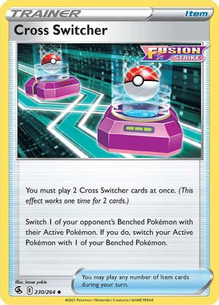 Cross Switcher (230/264) [SWSH: Fusion Strike] Pokemon Single Pokémon