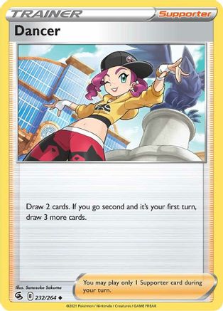 Dancer (232/264) [SWSH: Fusion Strike] Pokemon Single Pokémon
