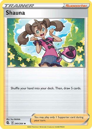 Shauna (240/264) [SWSH: Fusion Strike] Pokemon Single Pokémon