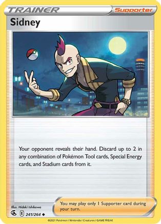 Sidney (241/264) [SWSH: Fusion Strike] Pokemon Single Pokémon
