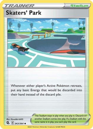 Skaters' Park (242/264) [SWSH: Fusion Strike] Pokemon Single Pokémon