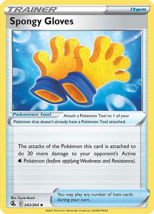 Spongy Gloves (243/264) [SWSH: Fusion Strike] Pokemon Single Pokémon