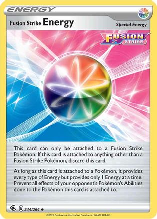 Fusion Strike Energy (244/264) [SWSH: Fusion Strike] Pokemon Single Pokémon