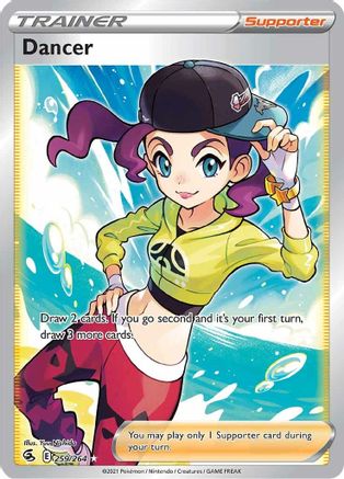 Dancer (Full Art) (259/264) Holofoil [SWSH: Fusion Strike] Pokemon Single Pokémon