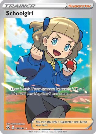 Schoolgirl (Full Art) (262/264) Holofoil [SWSH: Fusion Strike] Pokemon Single Pokémon