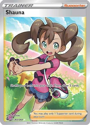 Shauna (Full Art) (263/264) Holofoil [SWSH: Fusion Strike] Pokemon Single Pokémon