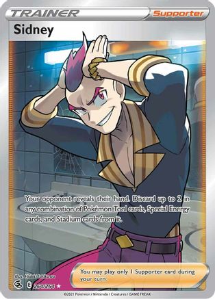 Sidney (Full Art) (264/264) Holofoil [SWSH: Fusion Strike] Pokemon Single Pokémon