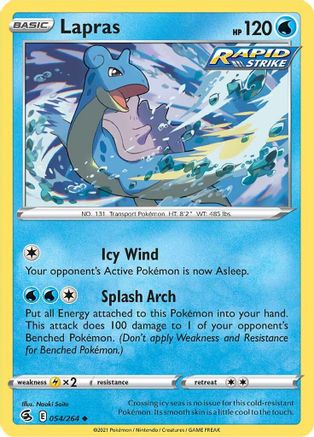 Lapras (54/264)  [SWSH08 Fusion Strike]