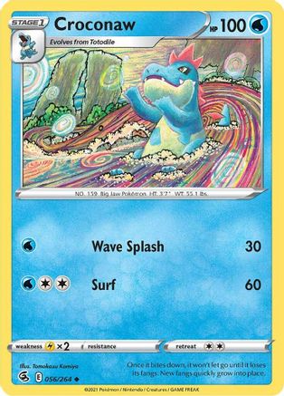Croconaw (56/264) [SWSH: Fusion Strike] Pokemon Single Pokémon