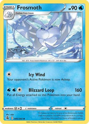 Frosmoth (85/264) [SWSH: Fusion Strike] Pokemon Single Pokémon