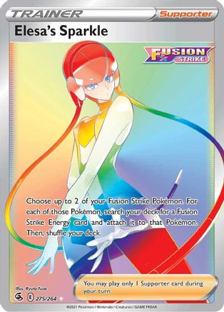 Elesa's Sparkle (Secret) (275/264) Holofoil [SWSH: Fusion Strike] Pokemon Single Pokémon