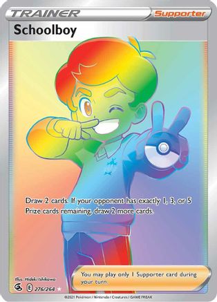 Schoolboy (Secret) (276/264) Holofoil [SWSH: Fusion Strike] Pokemon Single Pokémon