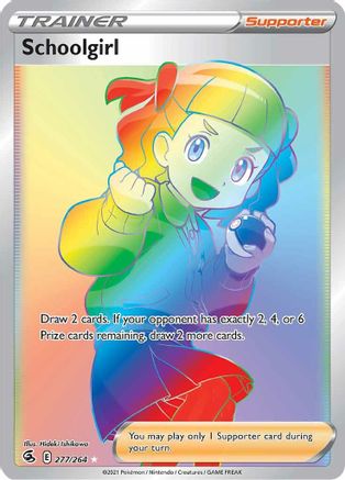 Schoolgirl (Secret) (277/264) Holofoil [SWSH: Fusion Strike] Pokemon Single Pokémon