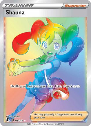 Shauna (Secret) (278/264) Holofoil [SWSH: Fusion Strike] Pokemon Single Pokémon