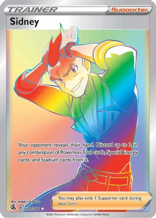 Sidney (Secret) (279/264) Holofoil [SWSH: Fusion Strike] Pokemon Single Pokémon