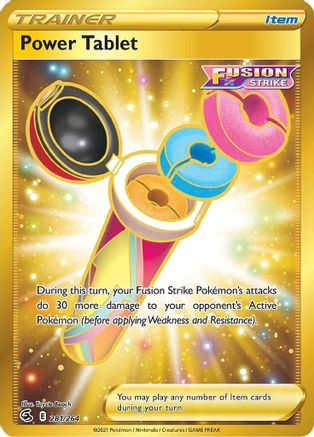 Power Tablet (Secret) 281/264 Holofoil [SWSH: Fusion Strike] Pokemon Single Pokémon
