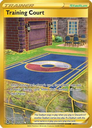 Training Court (Secret) (282/264) Holofoil [SWSH: Fusion Strike] Pokemon Single Pokémon