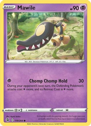 Mawile (119/264) [SWSH: Fusion Strike] Pokemon Single Pokémon