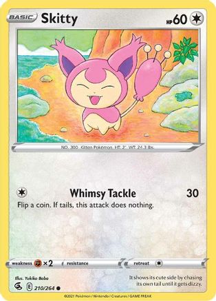 Skitty (210/264) [SWSH: Fusion Strike] Pokemon Single Pokémon