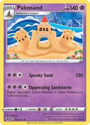 Palossand (126/264) [SWSH: Fusion Strike] Pokemon Single Pokémon