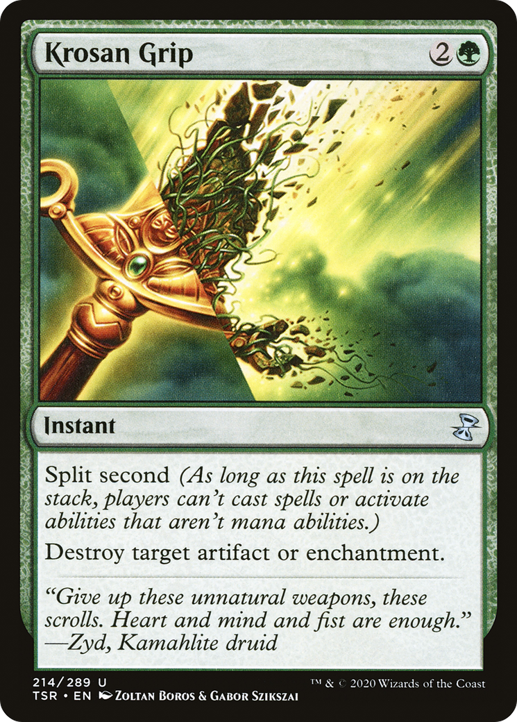 Krosan Grip (TSR-214) [Time Spiral Remastered] MTG Single Wizards of the Coast