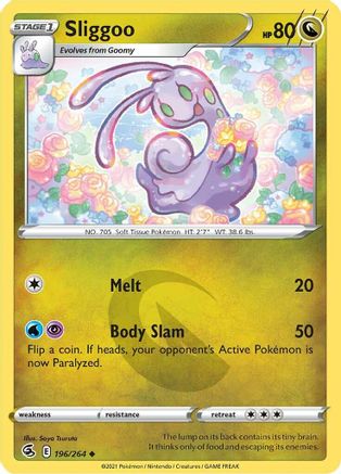 Sliggoo (196/264) [SWSH: Fusion Strike] Pokemon Single Pokémon