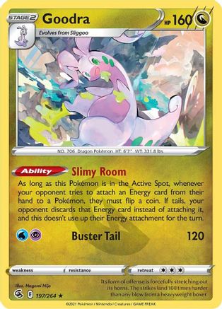 Goodra (197/264) [SWSH: Fusion Strike] Pokemon Single Pokémon