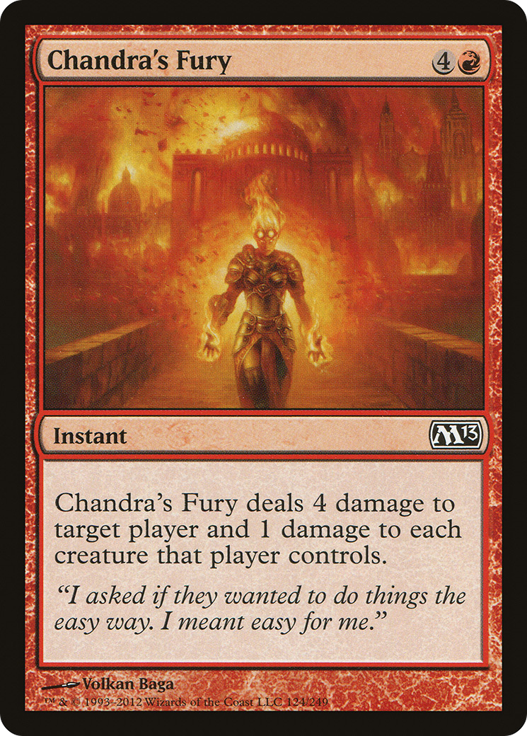 Chandra's Fury (M13-124) [Magic 2013] MTG Single Wizards of the Coast