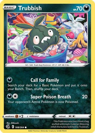 Trubbish (168/264) [SWSH: Fusion Strike] Pokemon Single Pokémon