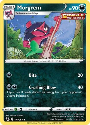 Morgrem (177/264)  [SWSH08 Fusion Strike]