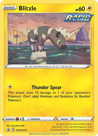 Blitzle - SWSH173 (SWSH173/307) Holofoil [Promos: SWSH Promo Cards] Pokemon Single Pokémon