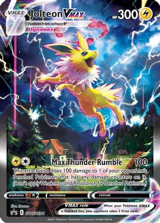 Jolteon VMAX - SWSH184 (SWSH184/307) Holofoil [Promos: SWSH Promo Cards] Pokemon Single Pokémon