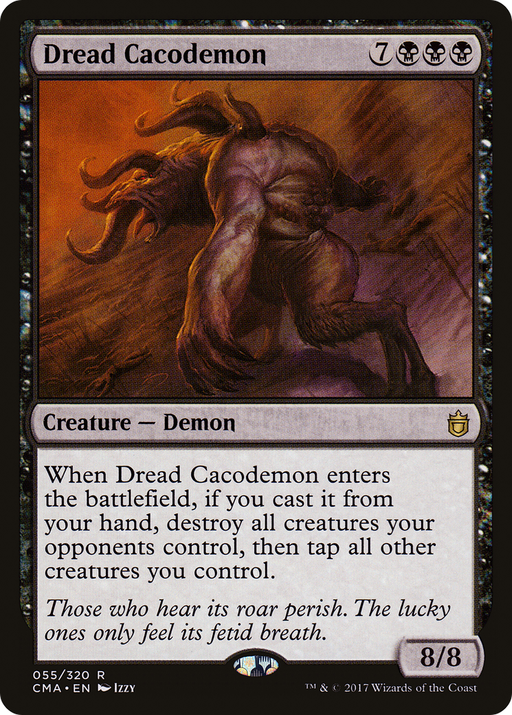 Dread Cacodemon (CMA-055) [Commander Anthology] MTG Single Wizards of the Coast