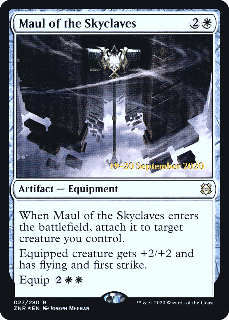 Maul of the Skyclaves (PRE-027) [Zendikar Rising Promos] Foil MTG Single Wizards of the Coast