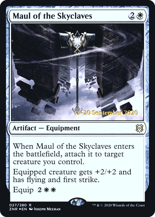 Maul of the Skyclaves (PRE-027) [Zendikar Rising Promos] Foil MTG Single Wizards of the Coast