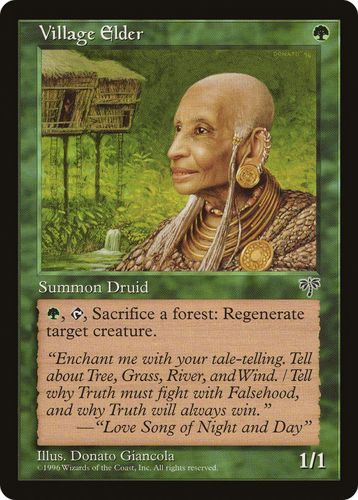 Village Elder (MIR-251) [Mirage] MTG Single Wizards of the Coast
