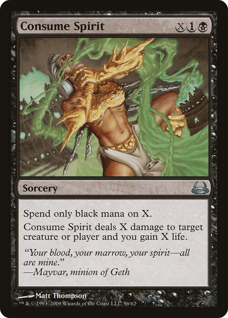 Consume Spirit (DDC-056) [Misc] Duel Decks: Divine vs. Demonic MTG Single Wizards of the Coast