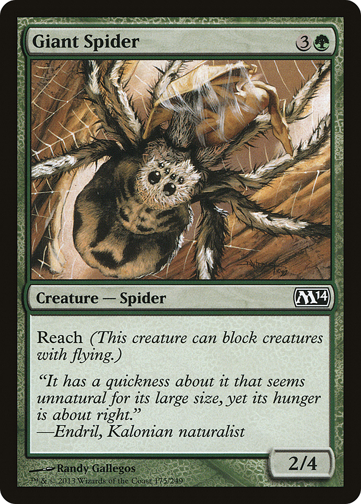 Giant Spider (M14-175) [Magic 2014] MTG Single Wizards of the Coast