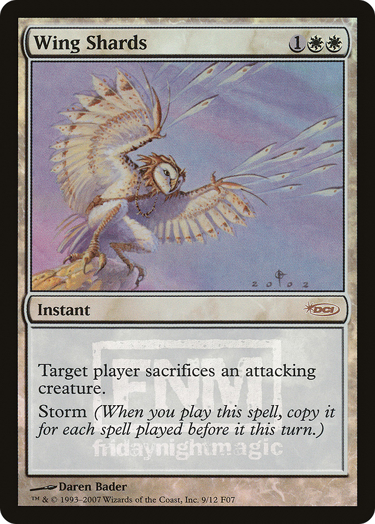 Wing Shards (FNM-) [Misc] Friday Night Magic 2007 Foil MTG Single Wizards of the Coast