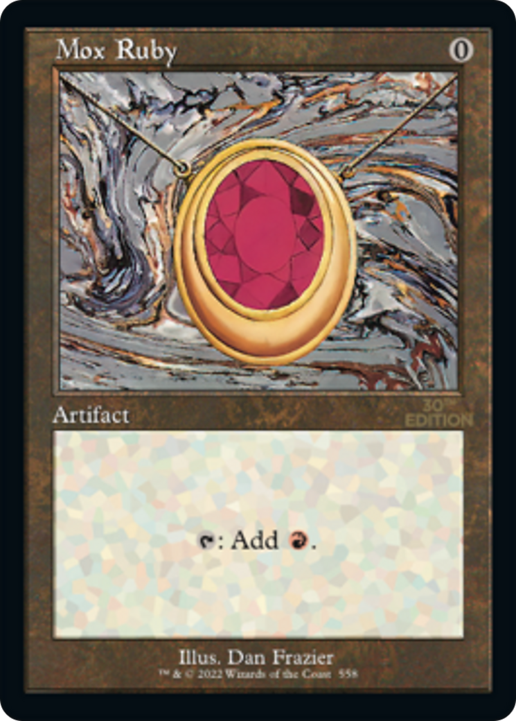 Mox Ruby (30A-558) [30th Anniversary Edition] MTG Single Wizards of the Coast