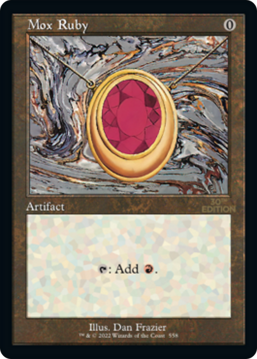 Mox Ruby (30A-558) [30th Anniversary Edition] MTG Single Wizards of the Coast