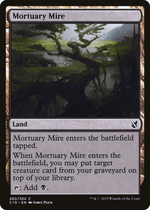 Mortuary Mire (C19-260) [Commander 2019] MTG Single Wizards of the Coast