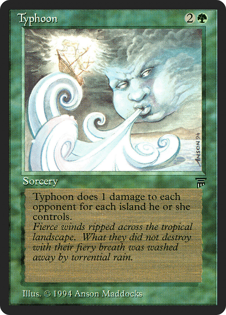 Typhoon (LEG-) [Oldschool] Legends MTG Single Wizards of the Coast