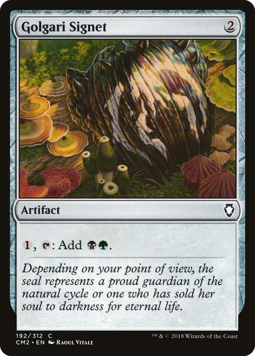Golgari Signet (192) (CM2-192) [Commander Anthology Volume II] MTG Single Wizards of the Coast