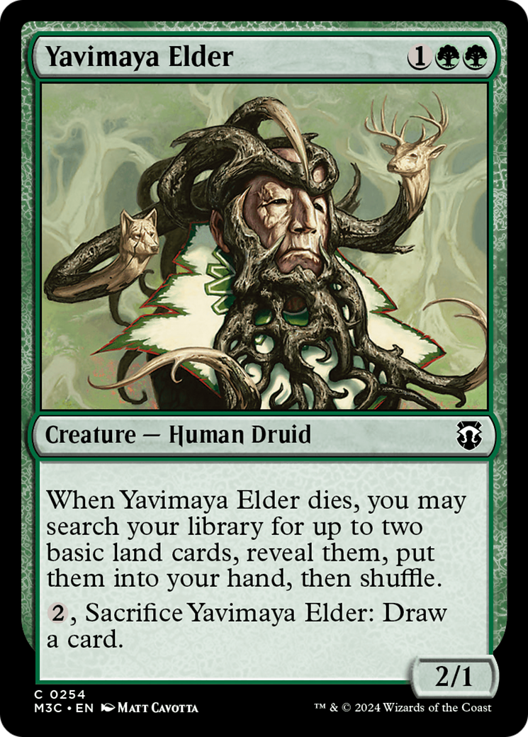 Yavimaya Elder (M3C-254) [Modern Horizons 3 Commander] MTG Single Wizards of the Coast