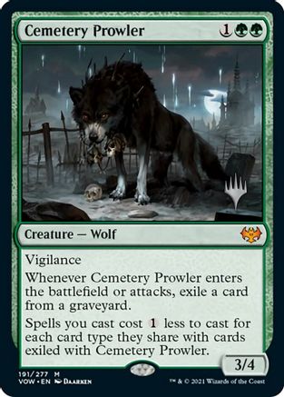 Cemetery Prowler (PPDFT-191) [Promo Pack: Aetherdrift] MTG Single Wizards of the Coast