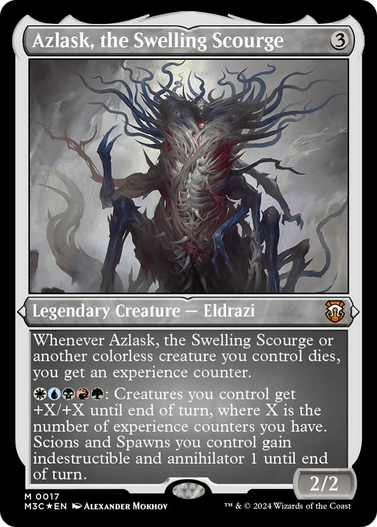 Azlask, the Swelling Scourge (M3C-017) [Modern Horizons 3 Commander] Etched Foil MTG Single Wizards of the Coast
